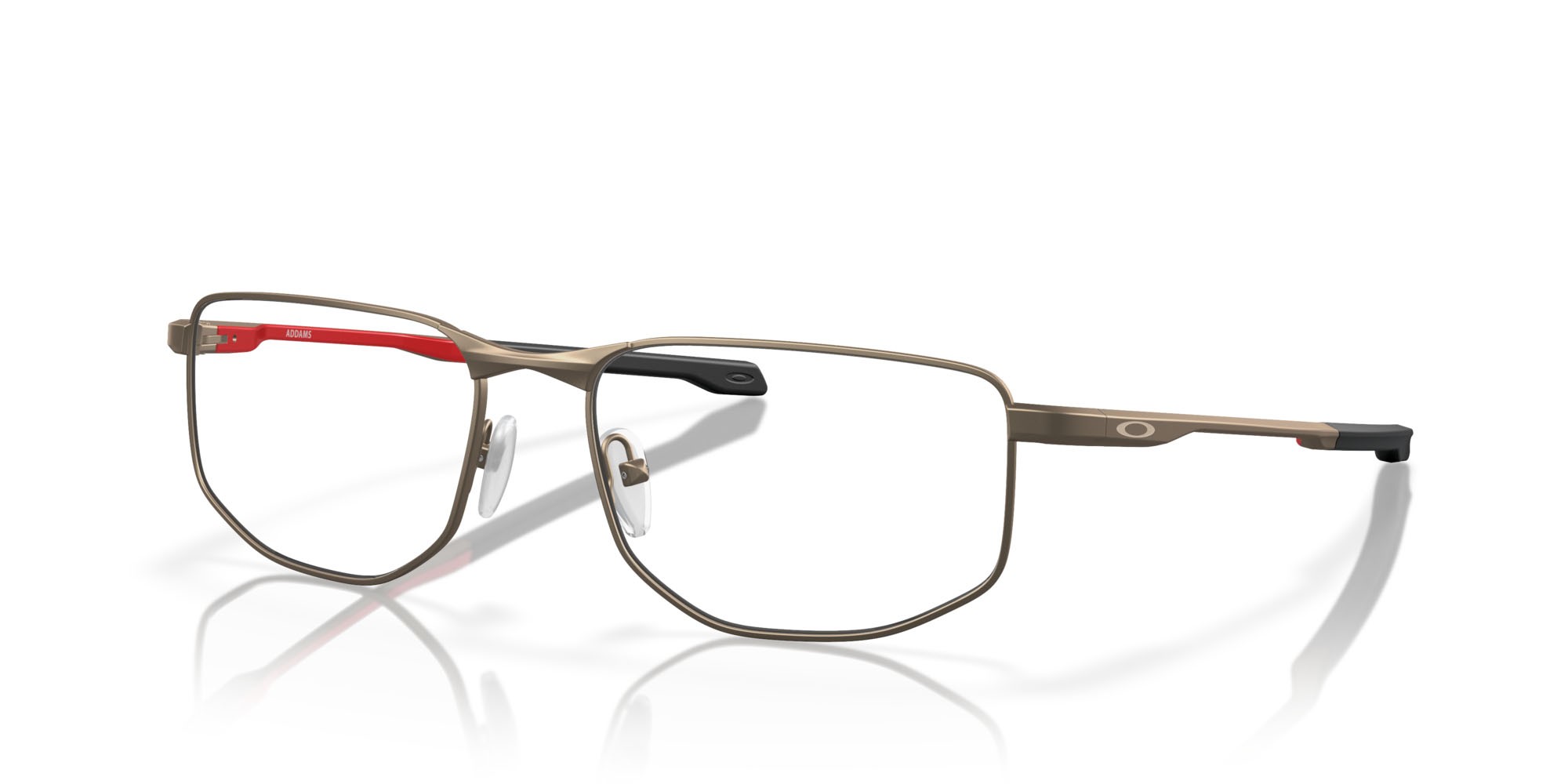 Brillen Oakley Addams OX 3012 (301202) farbe peltro form rechteckig gläser lente demo
