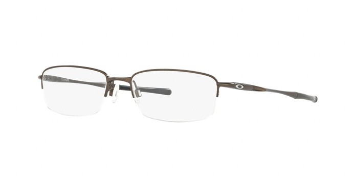 Brillen Oakley Clubface OX 3102 (310203) farbe pewter form unregelmäßig gläser clear