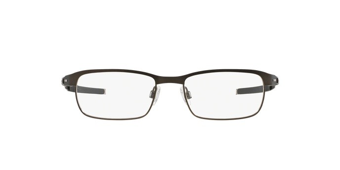 Brillen Oakley Tincup OX 3184 (318402) farbe powder pewter form rechteckig gläser clear