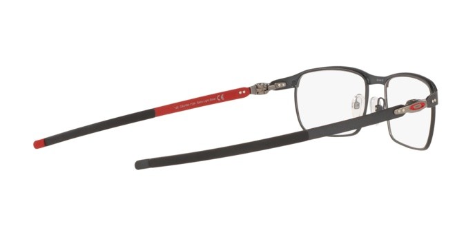 Brillen Oakley Tincup OX 3184 (318411) farbe satin light steel form rechteckig gläser clear
