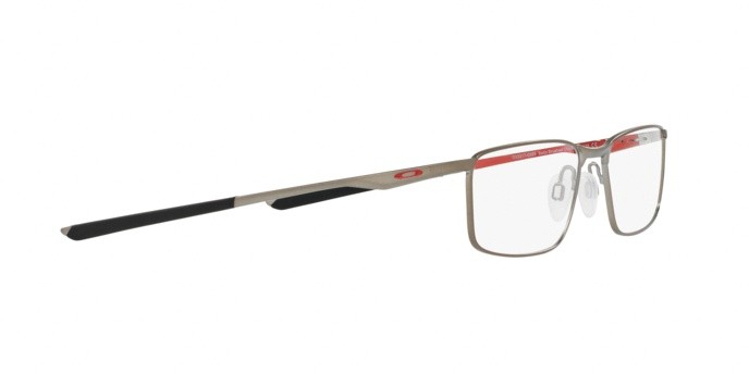 Brillen Oakley Socket 5.0 OX 3217 (321703) farbe satin brushed chrome form rechteckig gläser clear