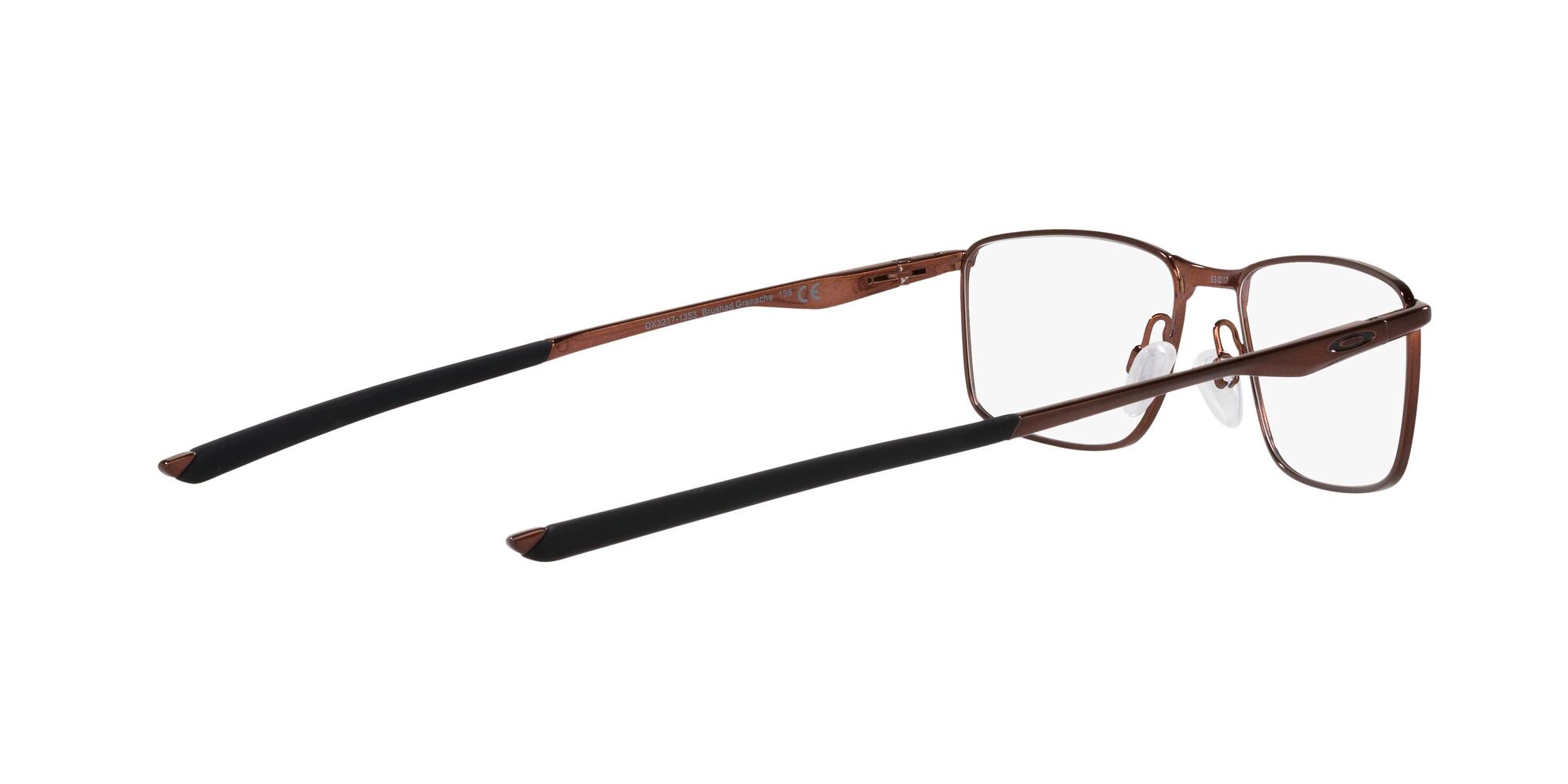 Brillen Oakley Socket 5.0 OX 3217 (321713) farbe grenache spazzolato form rechteckig gläser lente demo