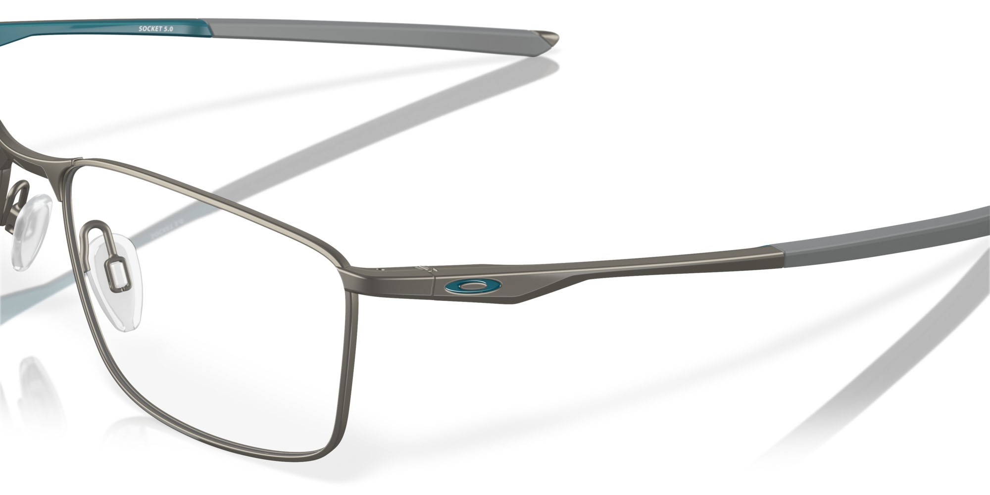 Brillen Oakley Socket 5.0 OX 3217 (321715) farbe gunmetal opaco form rechteckig gläser lente demo