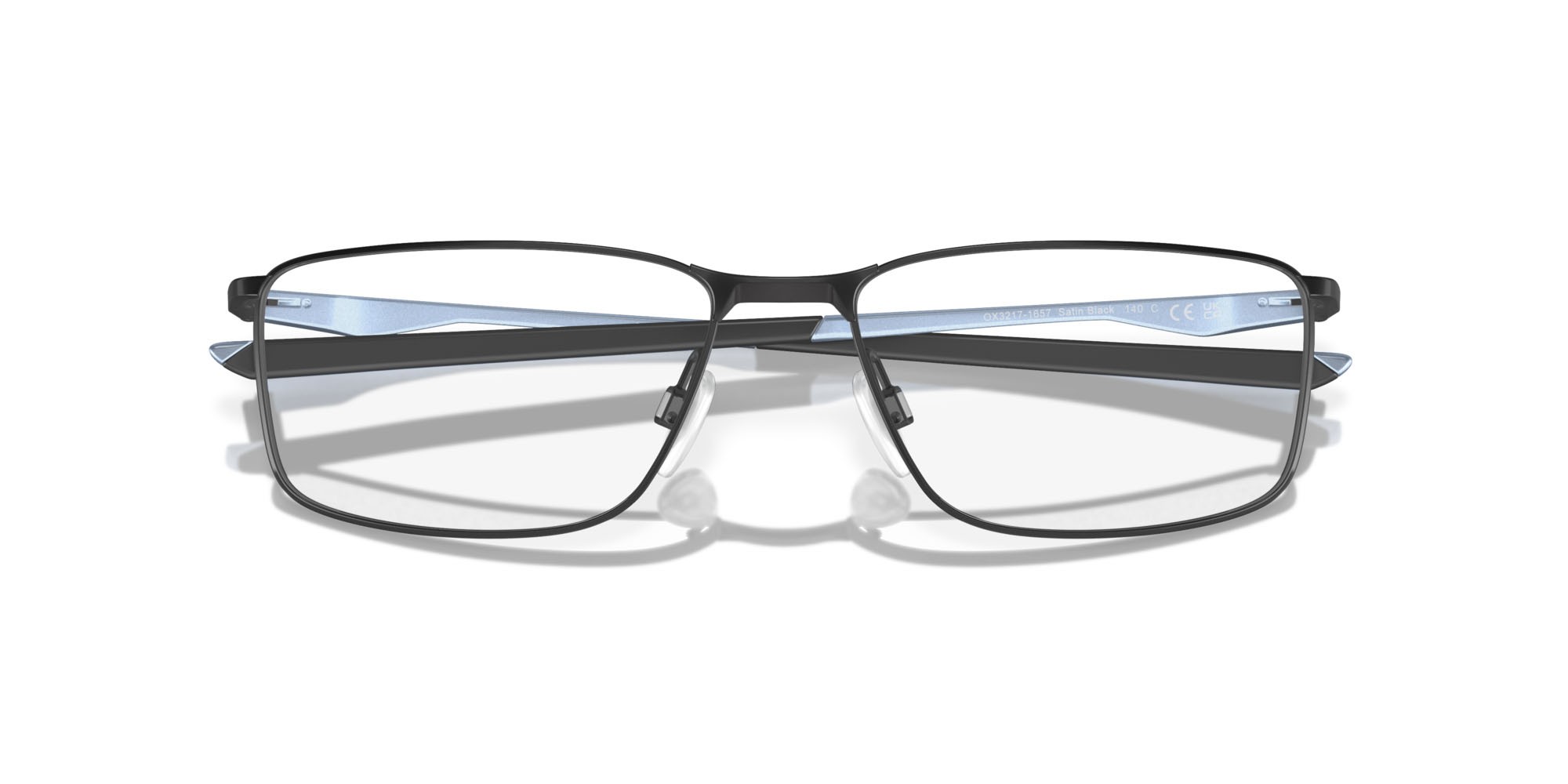 Brillen Oakley Socket 5.0 OX 3217 (321716) farbe nero satinato form rechteckig gläser lente demo