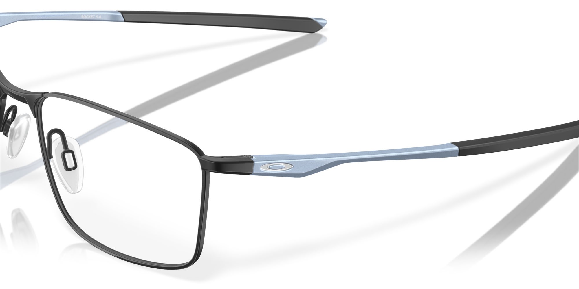 Brillen Oakley Socket 5.0 OX 3217 (321716) farbe nero satinato form rechteckig gläser lente demo