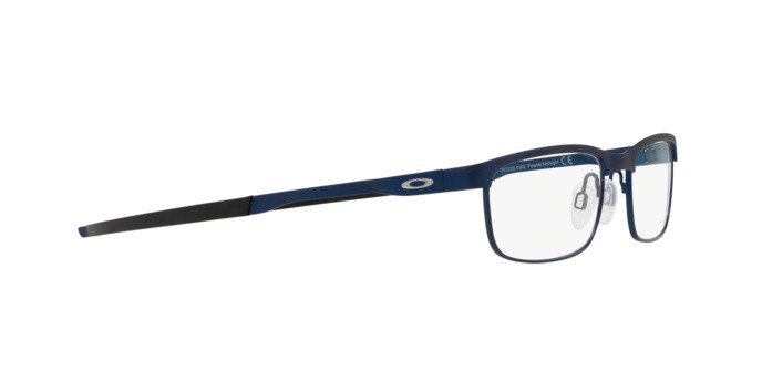 Occhiali da vista Oakley Steel plate OX 3222 (322203) colore powder midnight forma rettangolare lenti demo lens