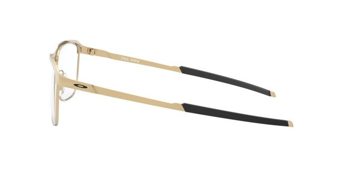 Brillen Oakley Tail pipe OX 3244 (324404) farbe satin light gold form rechteckig gläser clear
