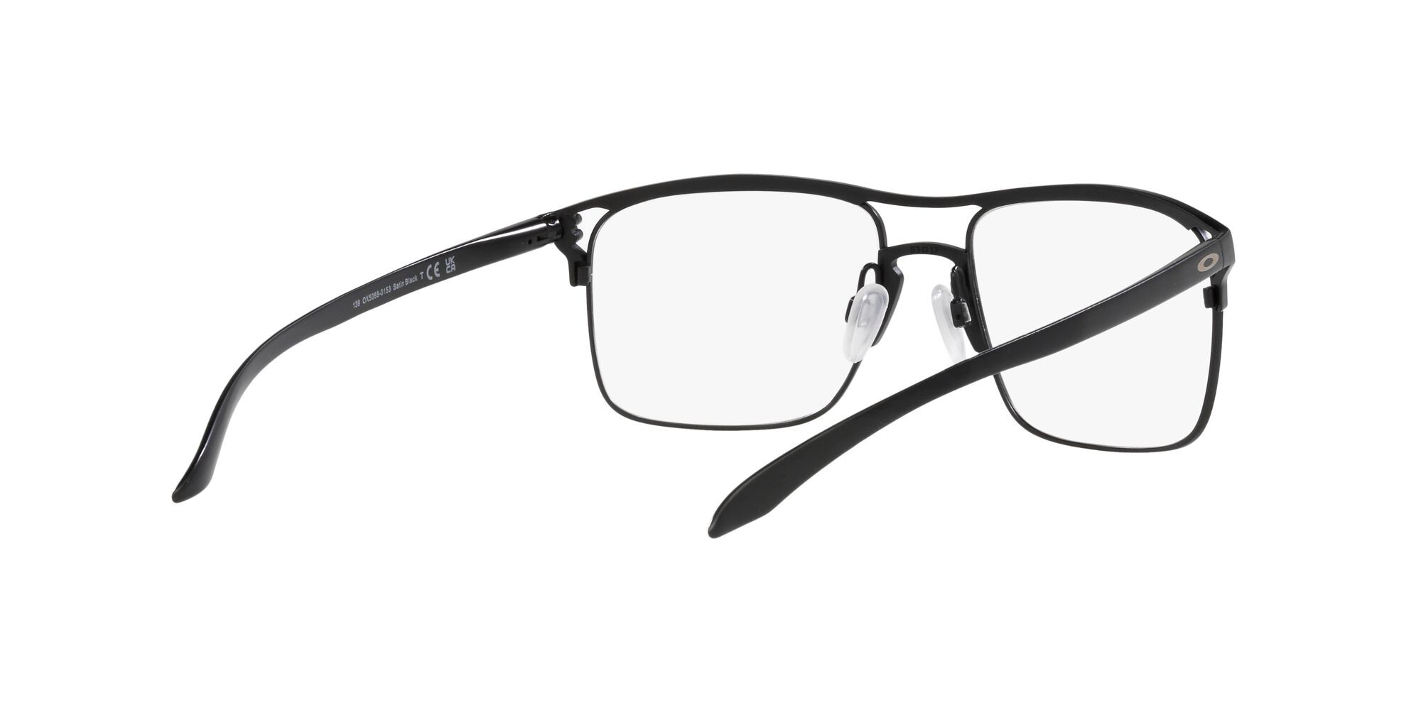 Brillen Oakley Holbrook Ti Rx OX 5068 (506801) farbe nero satinato form rechteckig gläser lente demo