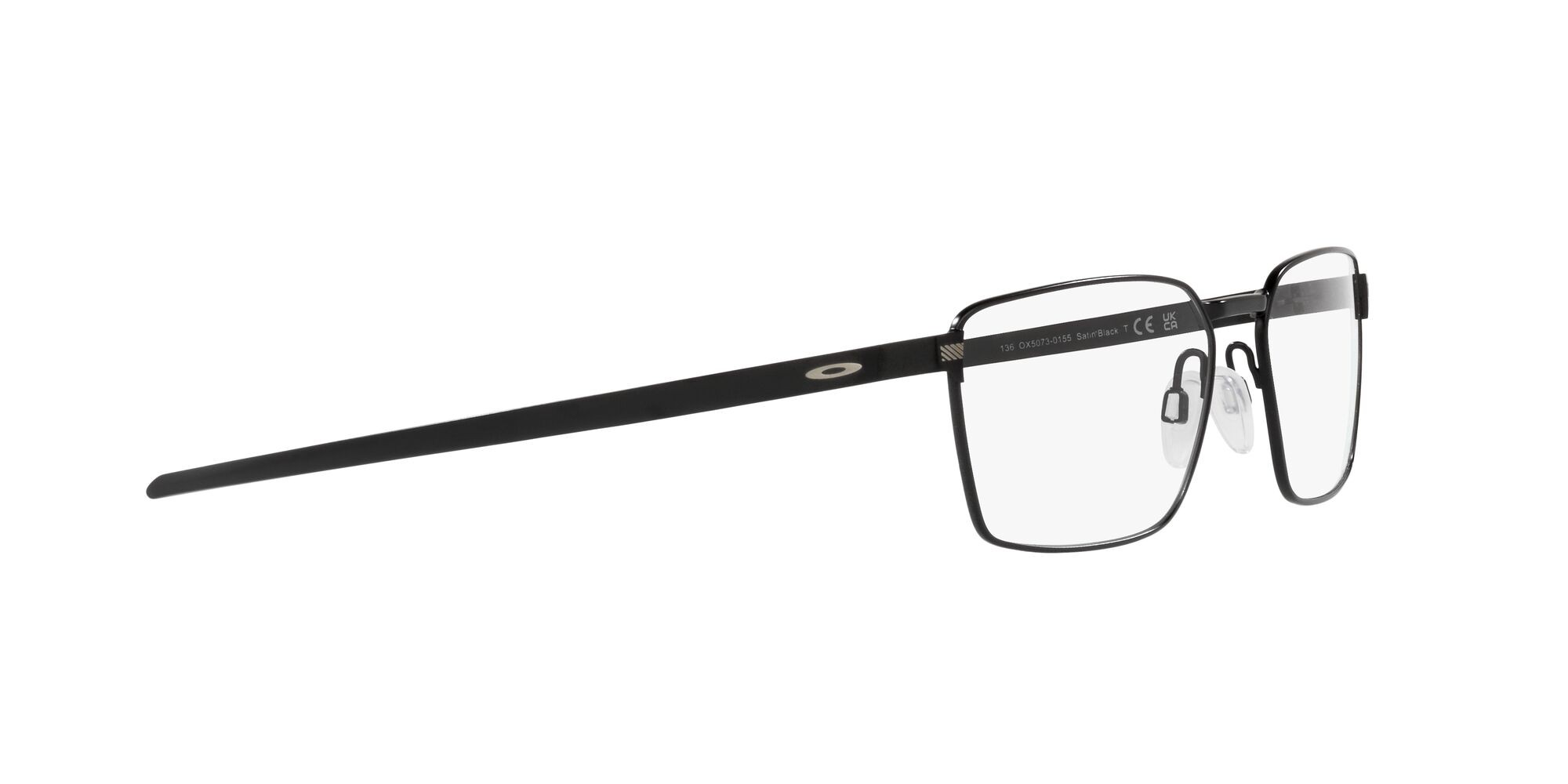 Brillen Oakley Sway Bar OX 5073 (507301) farbe nero satinato form rechteckig gläser lente demo