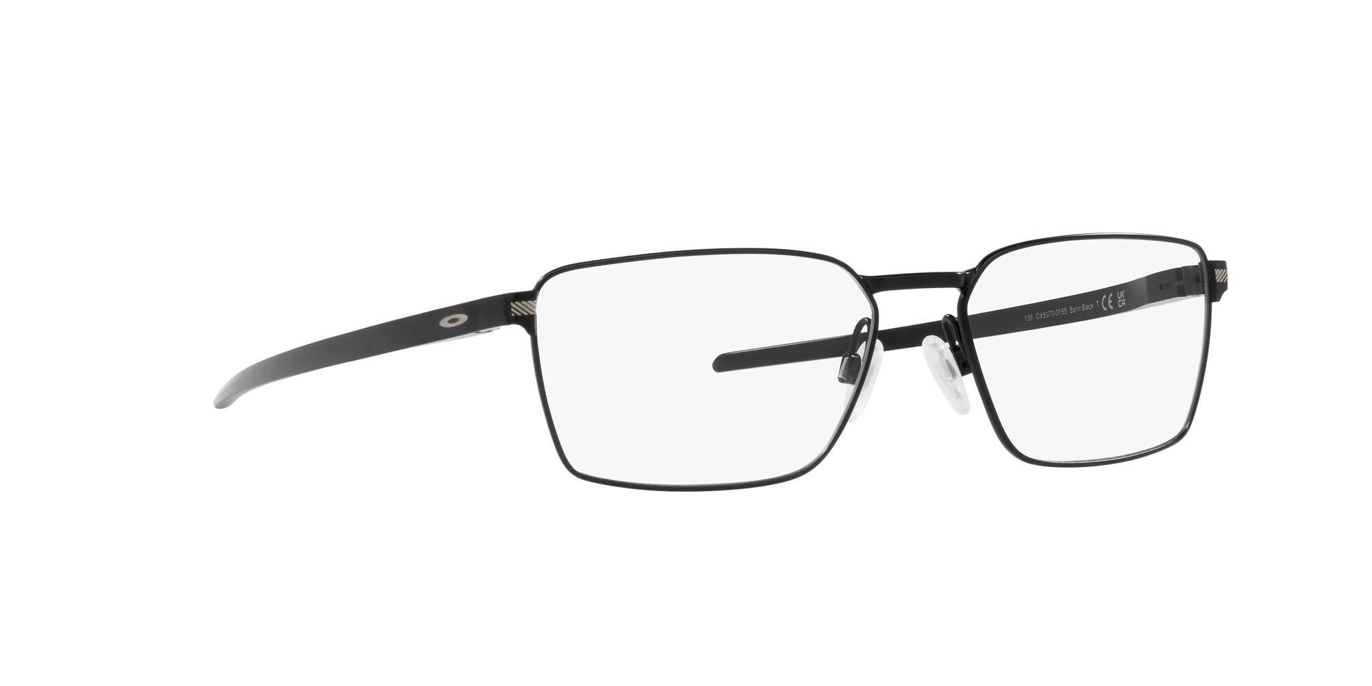 Brillen Oakley Sway Bar OX 5073 (507301) farbe nero satinato form rechteckig gläser lente demo