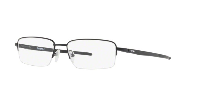 Brillen Oakley Gauge 5.1 OX 5125 (512501) farbe matte black form rechteckig gläser clear