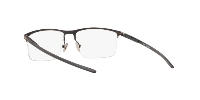 Brillen Oakley Tie bar 0.5 OX 5140 (514003) farbe satin light steel form rechteckig gläser clear