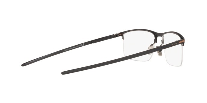 Brillen Oakley Tie bar 0.5 OX 5140 (514003) farbe satin light steel form rechteckig gläser clear
