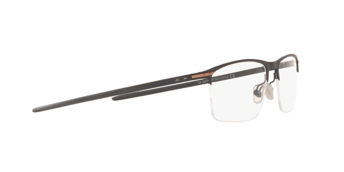 Brillen Oakley Tie bar 0.5 OX 5140 (514003) farbe satin light steel form rechteckig gläser clear