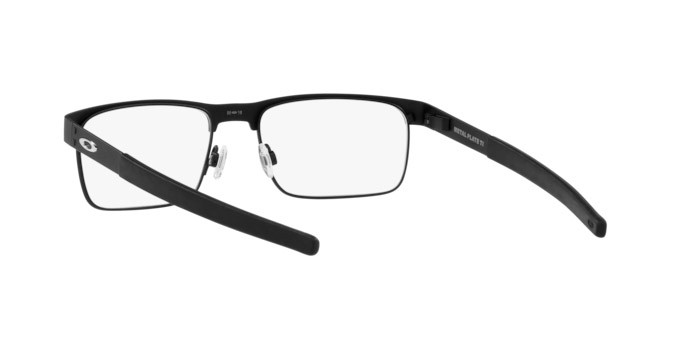 Brillen Oakley Metal Plate TI OX 5153 (515301) farbe satin black form quadratisch gläser demo lens