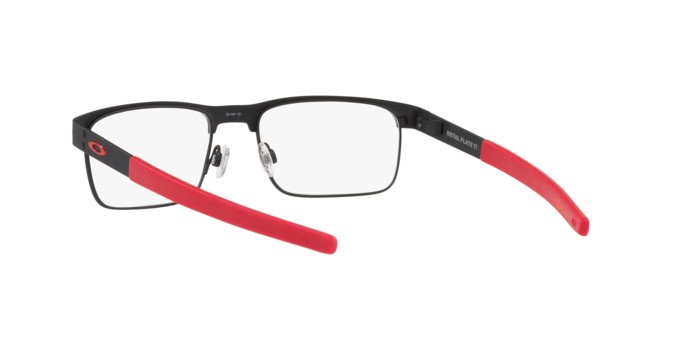 Occhiali da vista Oakley Metal Plate TI OX 5153 (515304) colore satin light steel forma quadrato lenti demo lens
