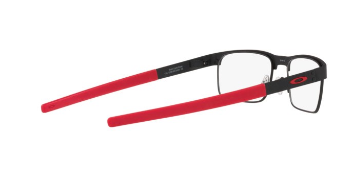 Occhiali da vista Oakley Metal Plate TI OX 5153 (515304) colore satin light steel forma quadrato lenti demo lens