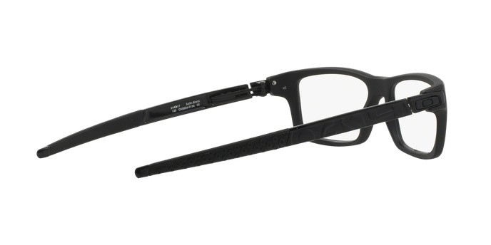 Brillen Oakley Currency OX 8026 (802601) farbe satin black form quadratisch gläser clear