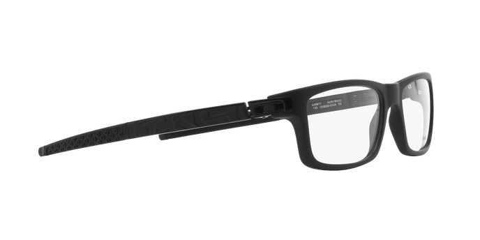 Brillen Oakley Currency OX 8026 (802601) farbe satin black form quadratisch gläser clear