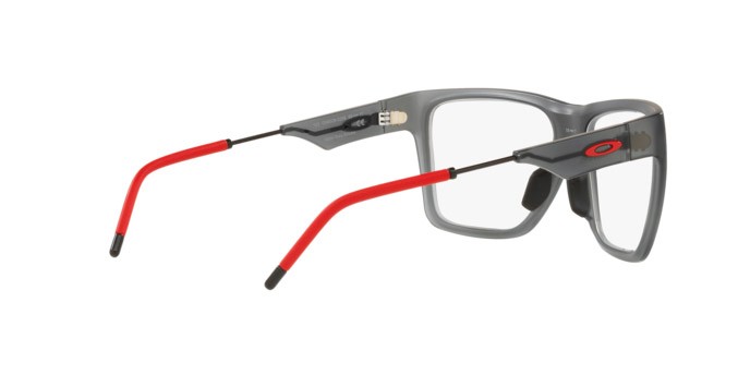 Brillen Oakley Nxtlvl OX 8028 (802802) farbe satin grey smoke form quadratisch gläser demo lens