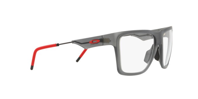 Brillen Oakley Nxtlvl OX 8028 (802802) farbe satin grey smoke form quadratisch gläser demo lens