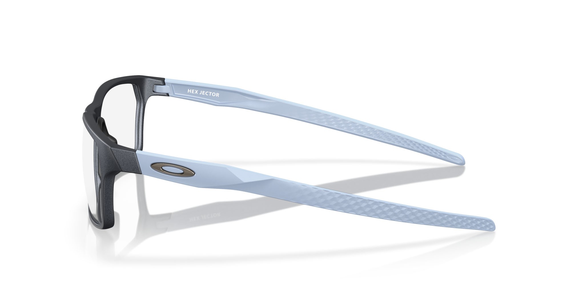 Brillen Oakley Hex Jector OX 8032 (803208) farbe matte blue steel form rechteckig gläser lente demo