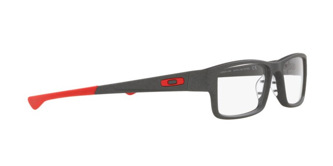 Brillen Oakley Airdrop OX 8046 (804616) farbe satin light steel form rechteckig gläser demo lens