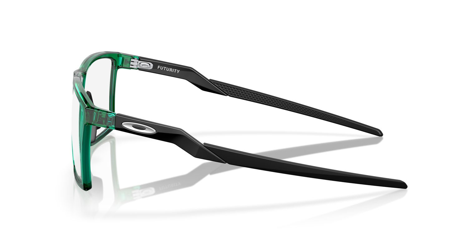 Brillen Oakley Futurity OX 8052 (805206) farbe transparent dark viridian form quadratisch gläser lente demo