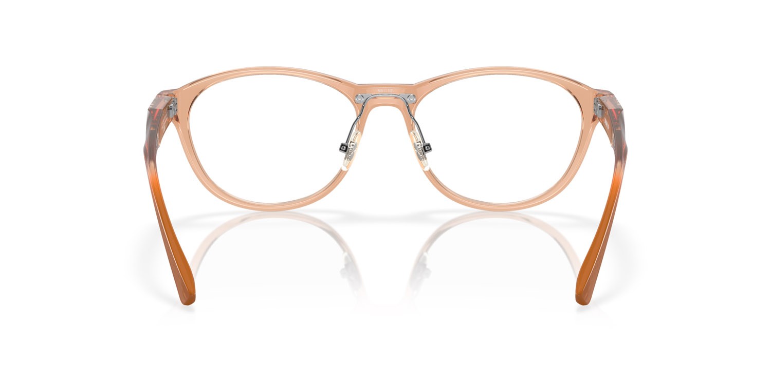 Brillen Oakley Draw Up OX 8057 (805707) farbe polished transparent sepia form rund gläser lente demo
