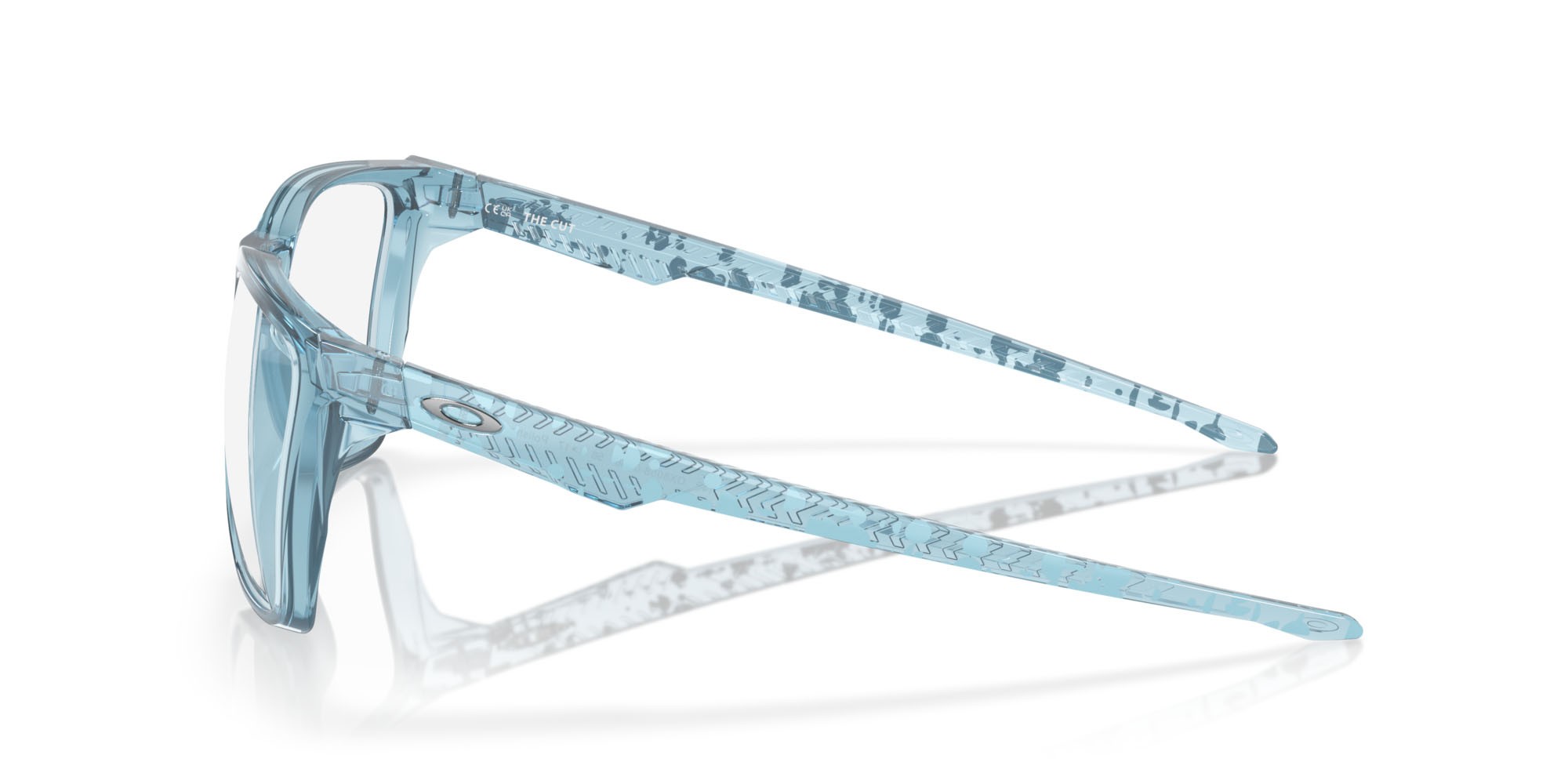 Brillen Oakley The Cut OX 8058 (805806) farbe polished trans stonewash form quadratisch gläser lente demo