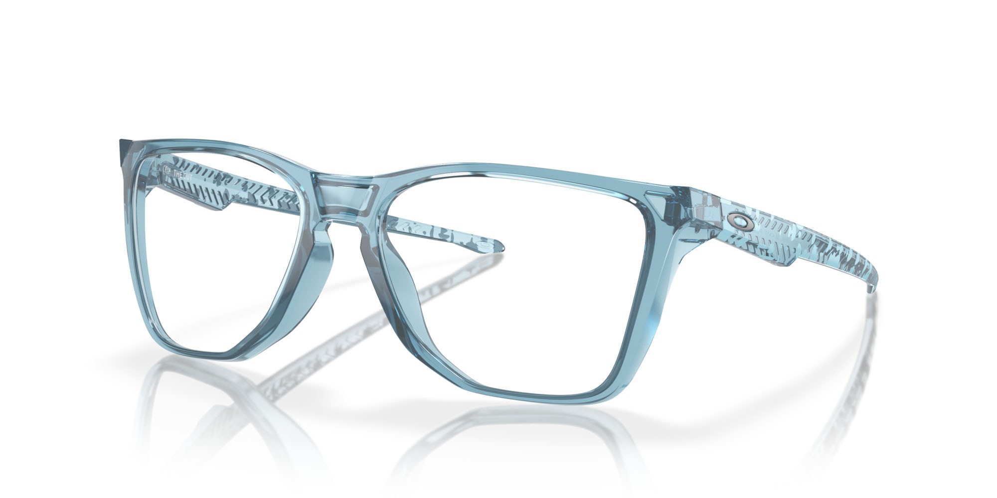 Brillen Oakley The Cut OX 8058 (805806) farbe polished trans stonewash form quadratisch gläser lente demo