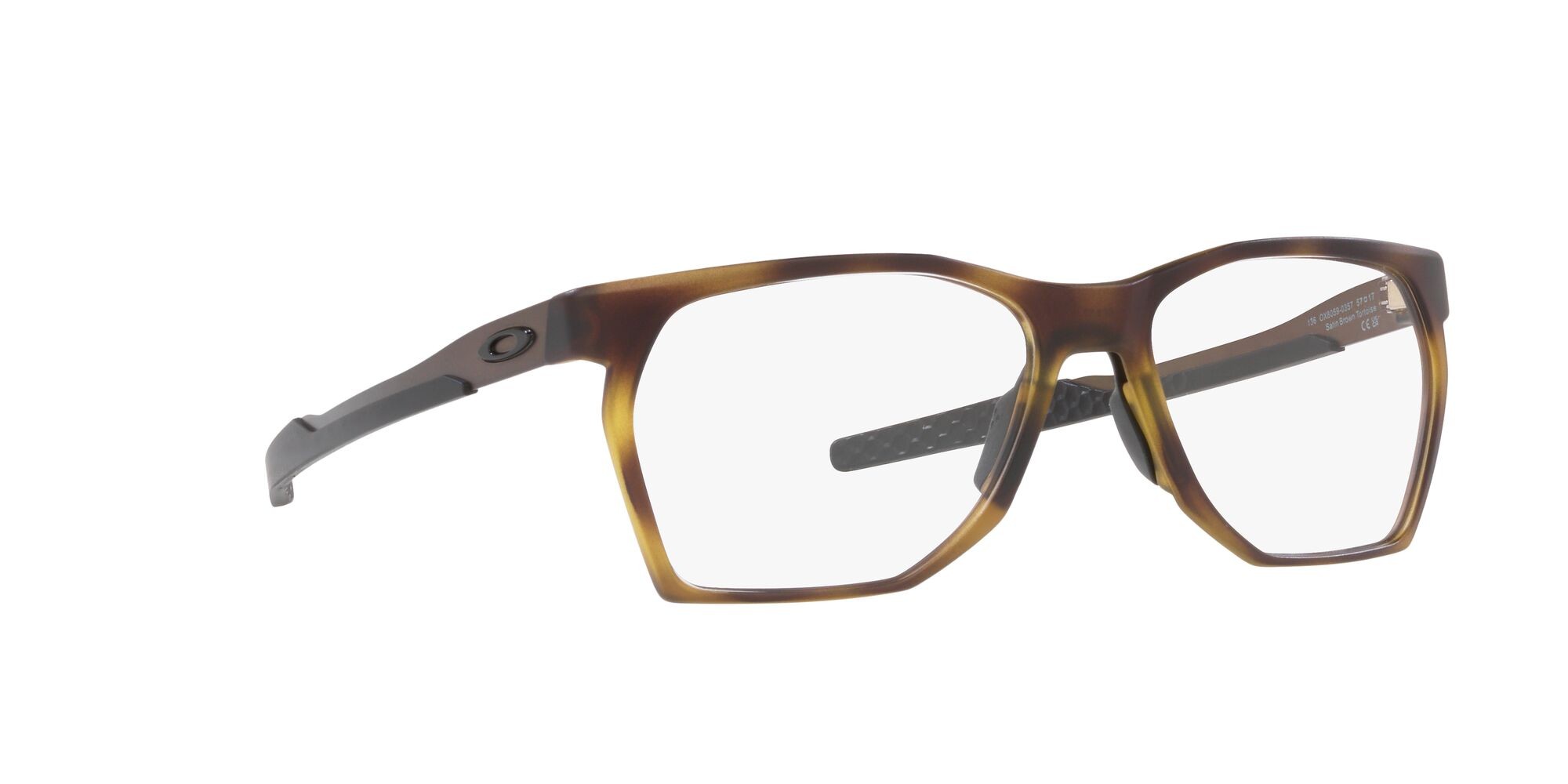 Brillen Oakley Ctrlnk OX 8059 (805903) farbe marrone tartarugato satinato form rechteckig gläser lente demo