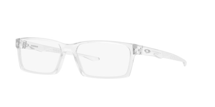 Brillen Oakley Overhead OX 8060 (806003) farbe trasparente lucido form rechteckig gläser lente demo