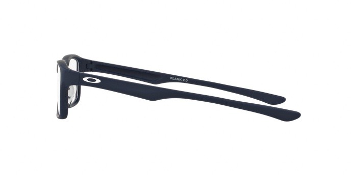 Occhiali da vista Oakley Plank 2.0 OX 8081 (808103) colore softcoat universal blue forma rettangolare lenti clear
