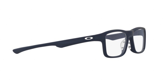 Occhiali da vista Oakley Plank 2.0 OX 8081 (808103) colore softcoat universal blue forma rettangolare lenti clear