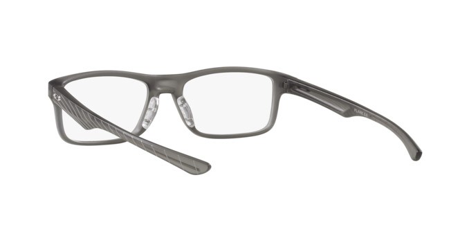 Eyeglasses Oakley Plank 2.0 OX 8081 (808117) color grigio fumo satinato shape rectangle lenses lente demo