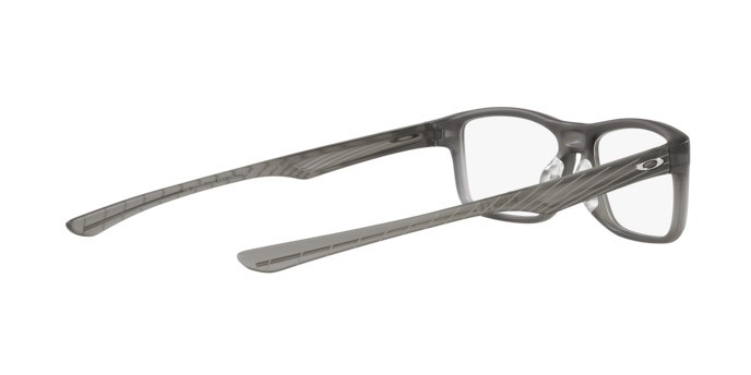 Eyeglasses Oakley Plank 2.0 OX 8081 (808117) color grigio fumo satinato shape rectangle lenses lente demo