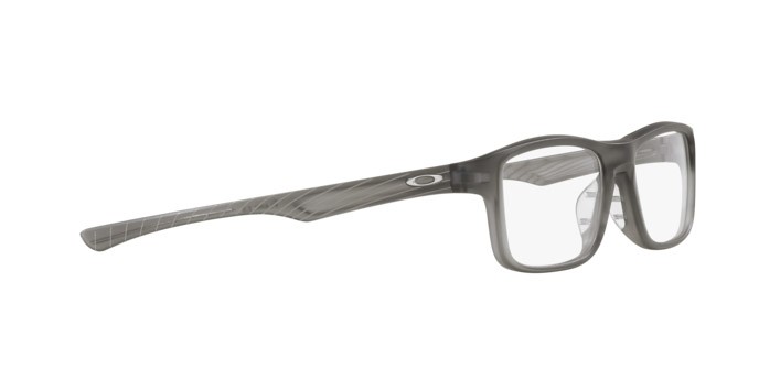 Eyeglasses Oakley Plank 2.0 OX 8081 (808117) color grigio fumo satinato shape rectangle lenses lente demo