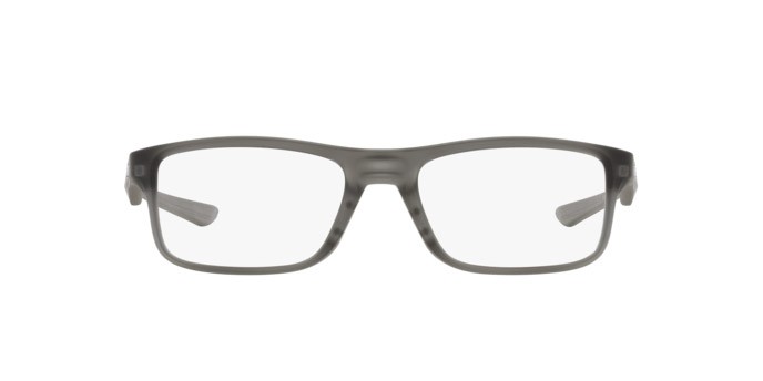 Eyeglasses Oakley Plank 2.0 OX 8081 (808117) color grigio fumo satinato shape rectangle lenses lente demo