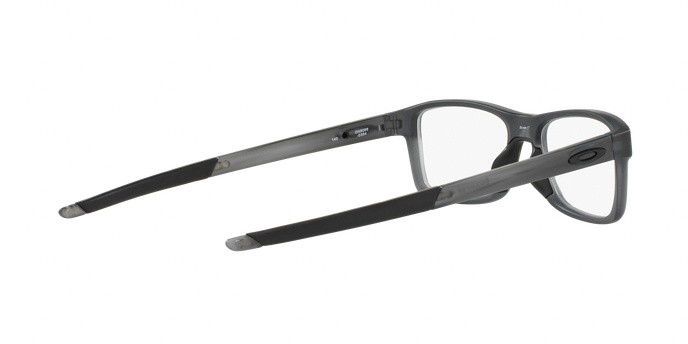 Brillen Oakley Chamfer mnp OX 8089 (808903) farbe satin grey smoke form rechteckig gläser clear