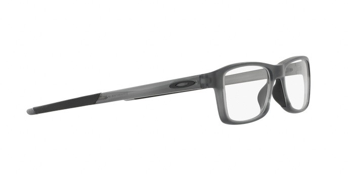 Brillen Oakley Chamfer mnp OX 8089 (808903) farbe satin grey smoke form rechteckig gläser clear
