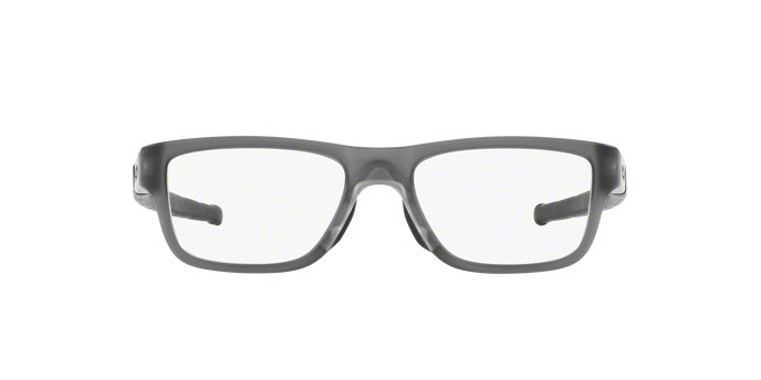 Brillen Oakley Marshal mnp OX 8091 (809102) farbe satin grey smoke form rechteckig gläser clear