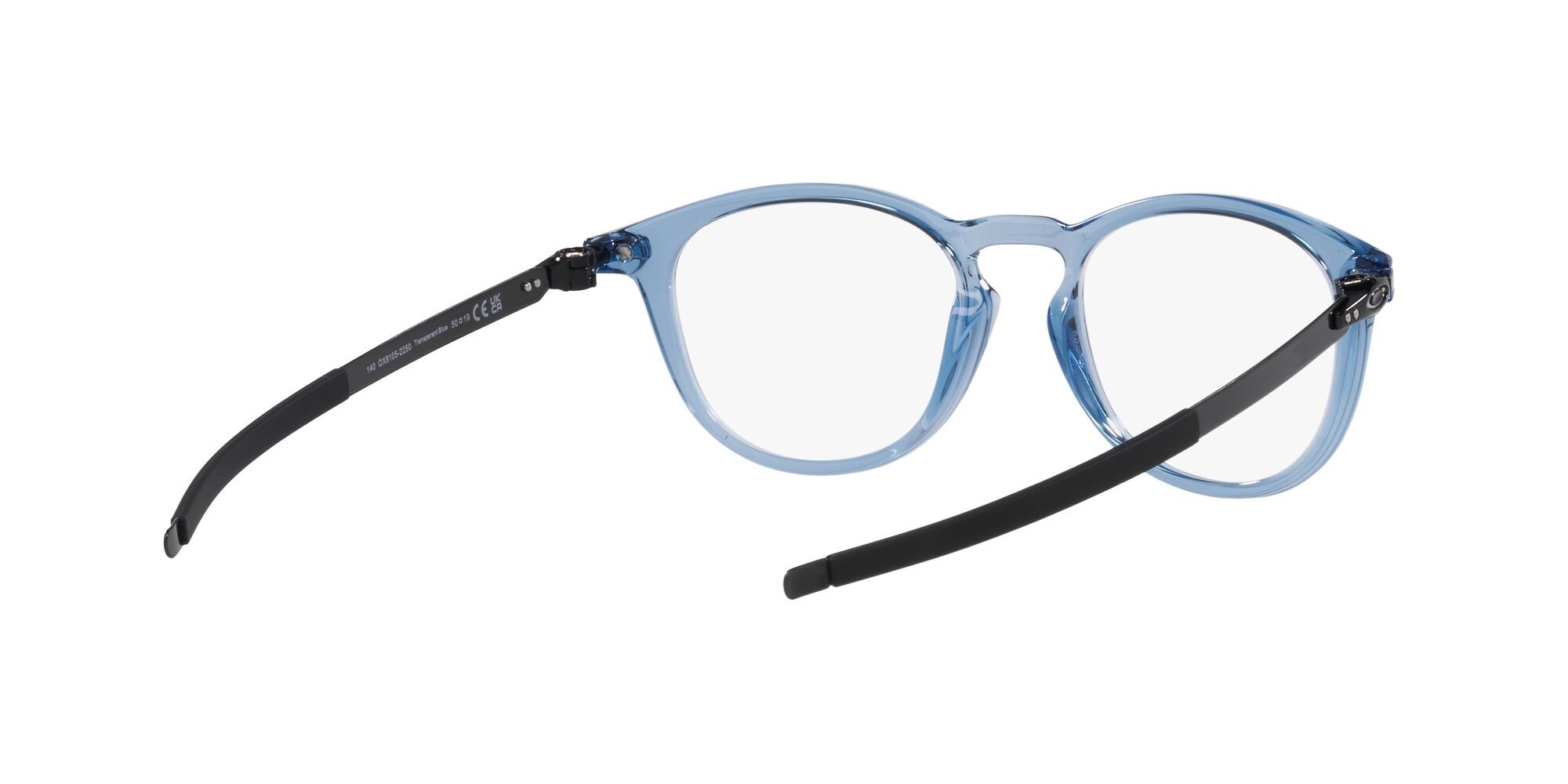 Brillen Oakley Pitchman R OX 8105 (810522) farbe blu trasparente form rund gläser lente demo