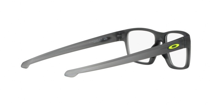 Brillen Oakley Litebeam OX 8140 (814002) farbe satin grey smoke form quadratisch gläser clear