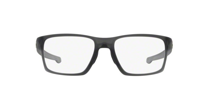 Brillen Oakley Litebeam OX 8140 (814002) farbe satin grey smoke form quadratisch gläser clear