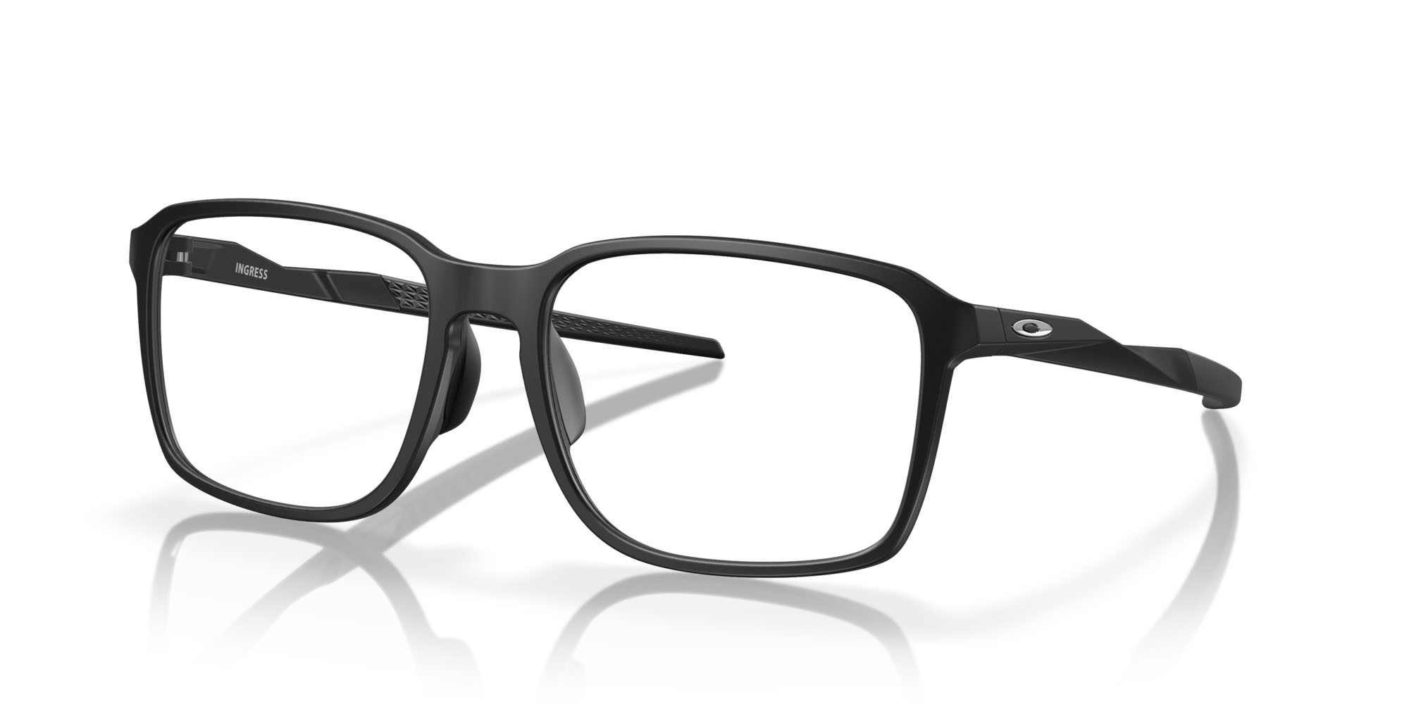 Brillen Oakley Ingress OX 8145D (814501) farbe nero satinato form rechteckig gläser lente demo