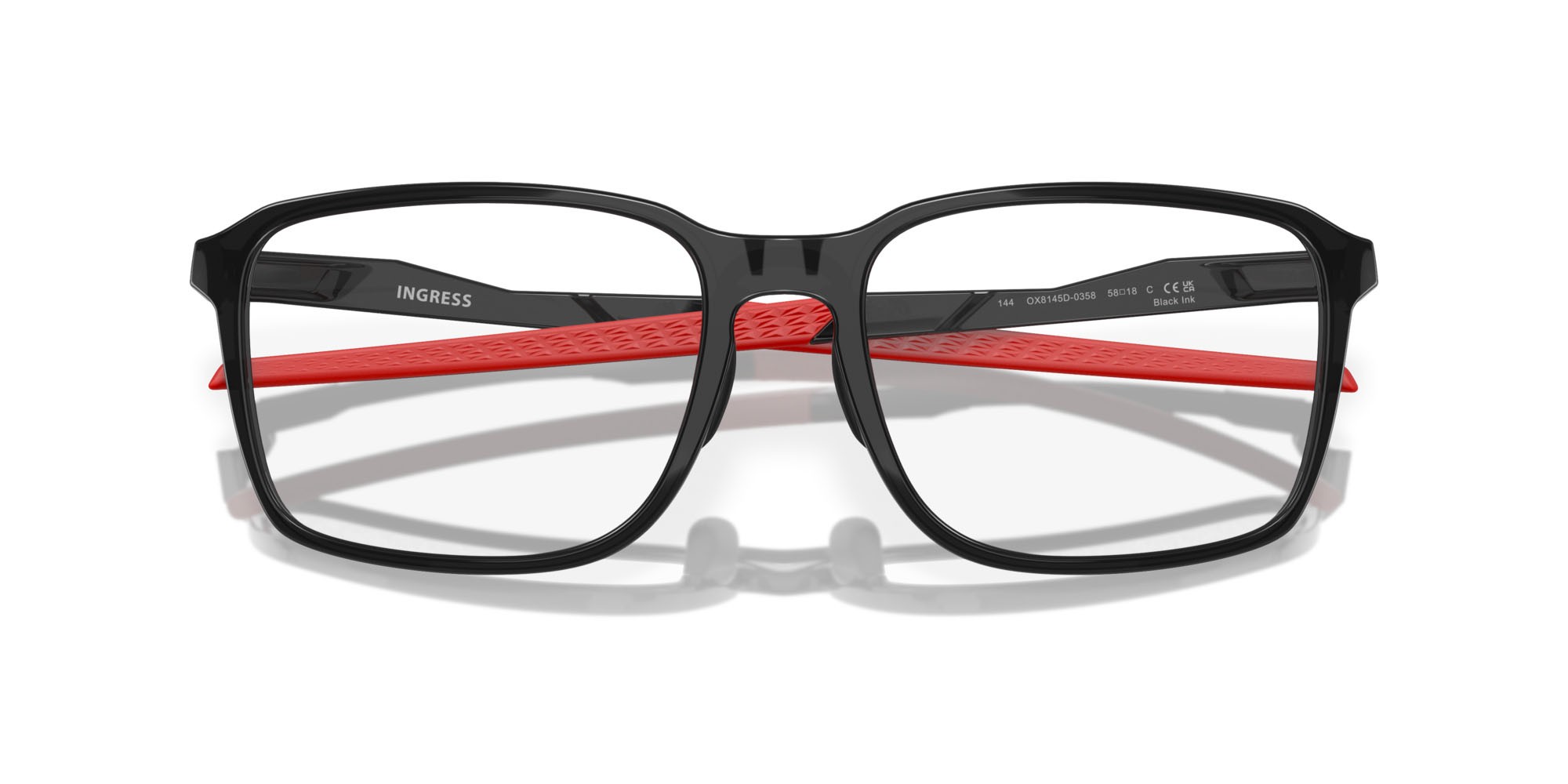 Brillen Oakley Ingress OX 8145D (814503) farbe nero china form rechteckig gläser lente demo