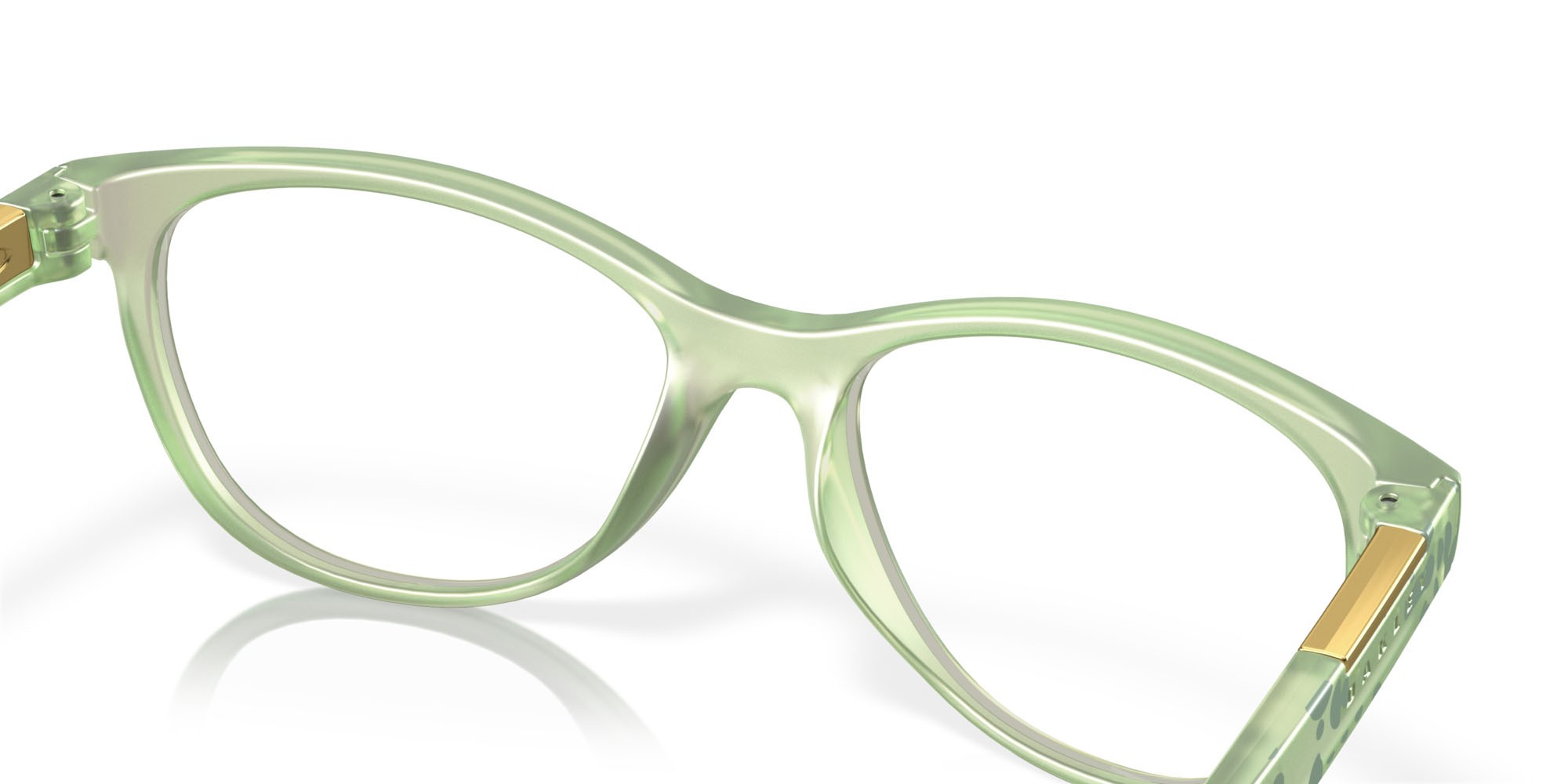 Brillen Oakley Plungeline OX 8146 (814610) farbe matte dark jade opaline form rund gläser lente demo