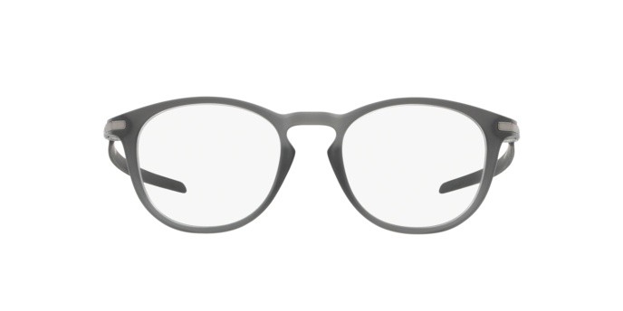 Brillen Oakley Pitchman r carbon OX 8149 (814902) farbe satin grey smoke form rund gläser clear