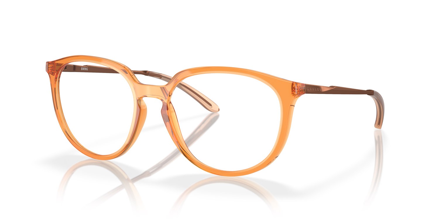 Brillen Oakley Bmng OX 8150 (815005) farbe polished transparent ginger form rund gläser lente demo